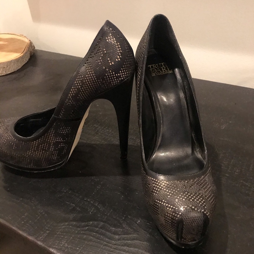 Black stiletto heels - truth or dare